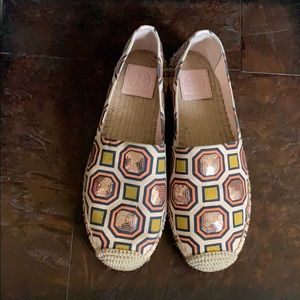 Tory Burch Cecily Espadrille (Octgn Sq/Ballet Pnk)